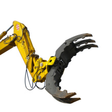 High quality hydraulic rotary grab hydraulic steel grapple 20ton excavator grapple